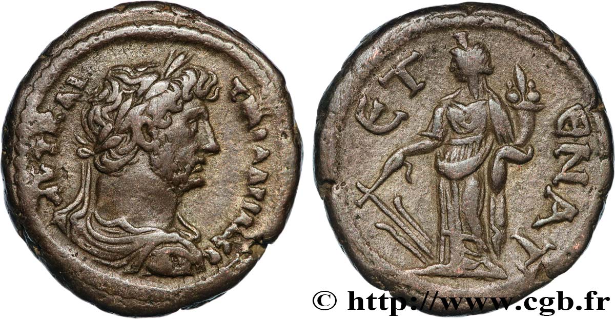 HADRIAN Tétradrachme AU/XF