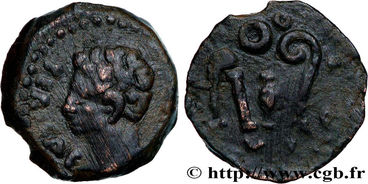 HIPSANIA - SPAIN - BAETICA - COLONIA PATRICIA - AUGUSTUS Semis ou quadrans XF