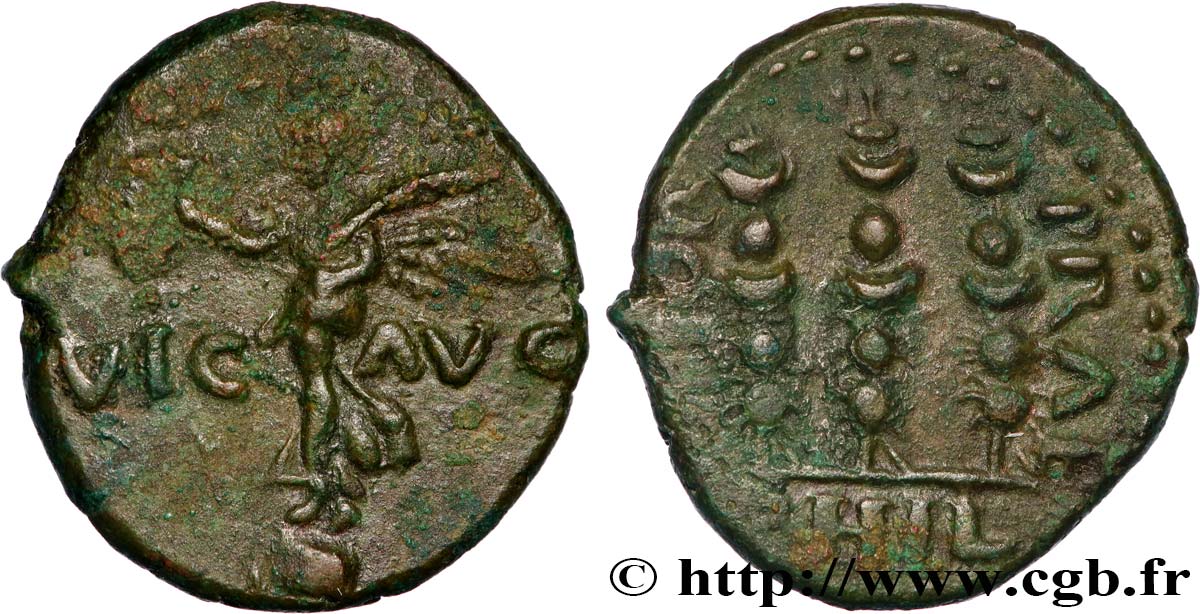 MACEDONIA - PHILIPPI - AUGUSTUS Assarion XF