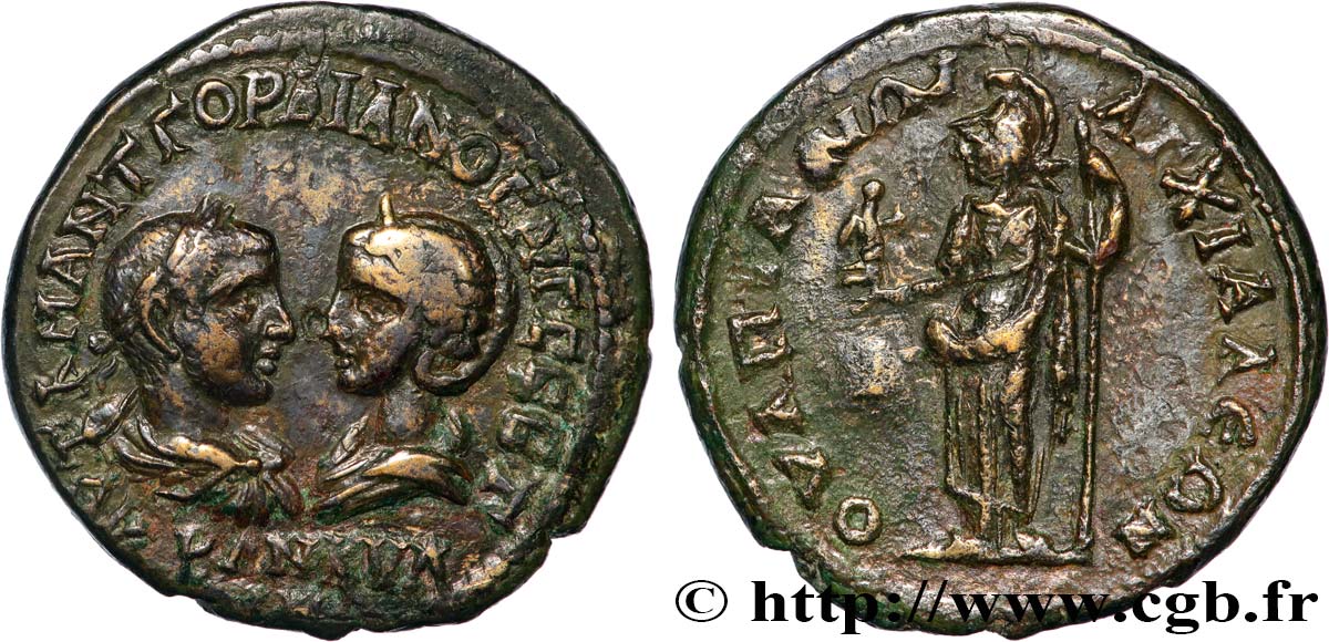 GORDIANUS III und TRANQUILLINA Tetrassaria SS