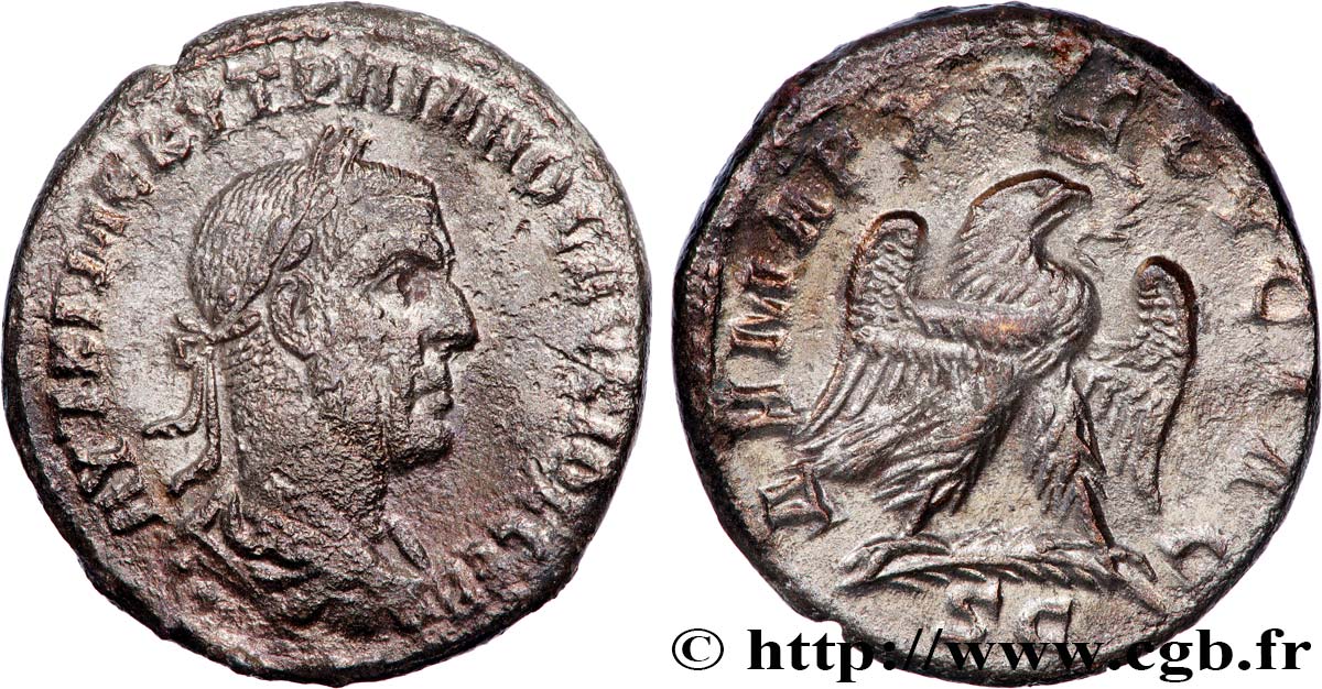 TRAJAN DECIUS Tétradrachme syro-phénicien AU