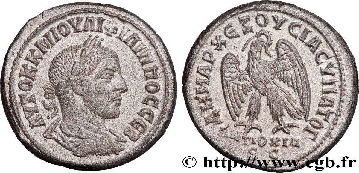 PHILIPPUS I. ARABS Tétradrachme syro-phénicien VZ