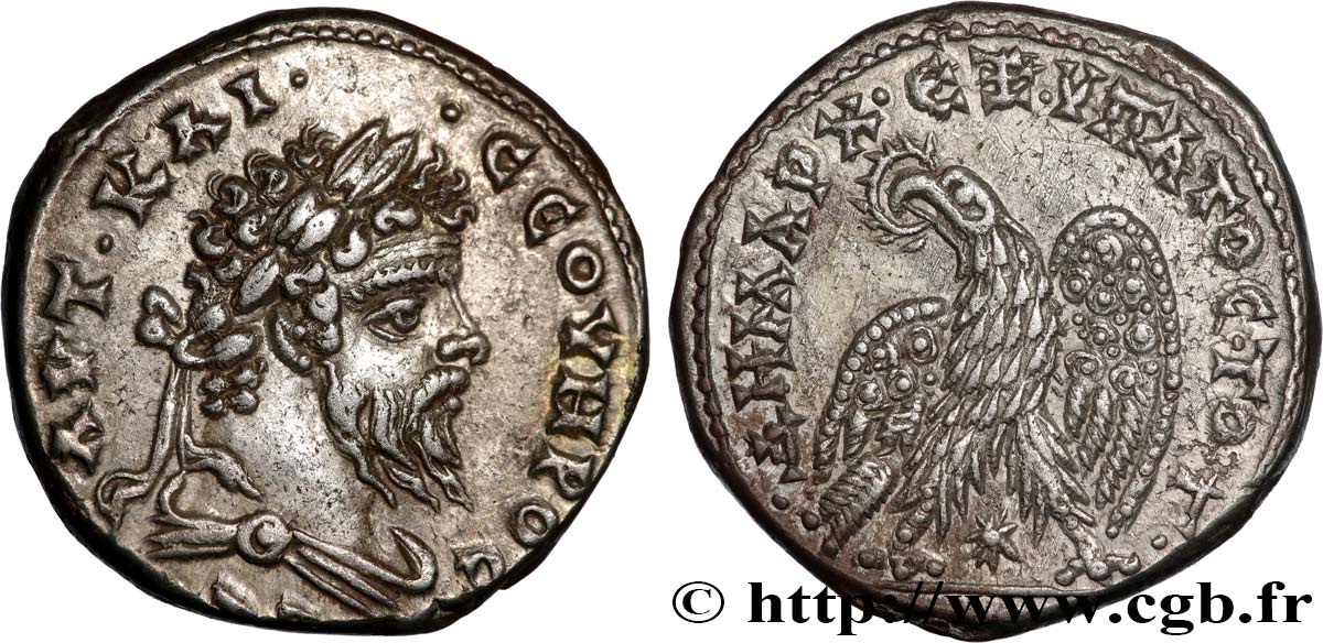 SEPTIMIUS SEVERUS Tétradrachme syro-phénicien MS