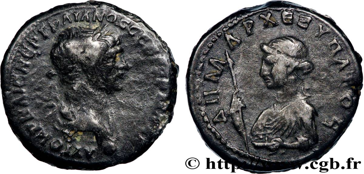 TRAJAN Didrachme TTB