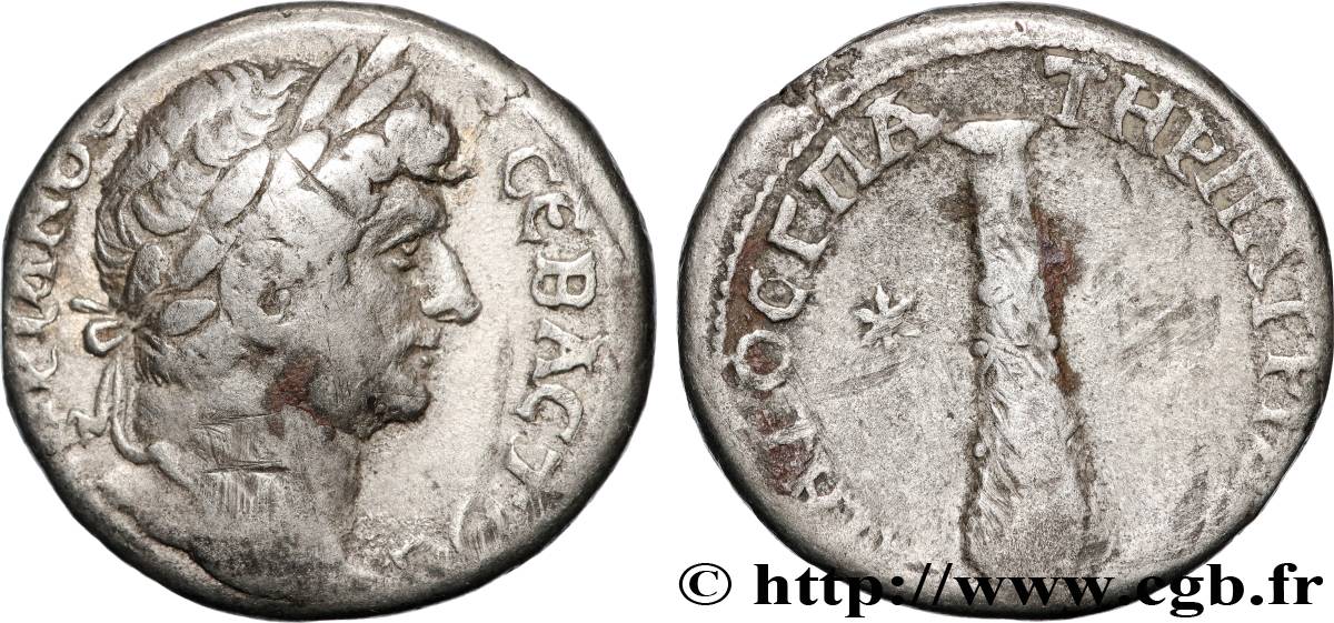 HADRIAN Didrachme XF