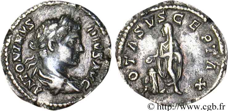 CARACALLA Denier TB+
