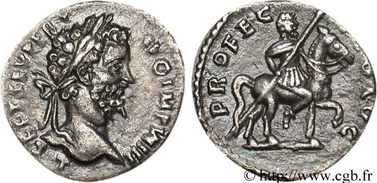 SEPTIMIUS SEVERUS Denier AU