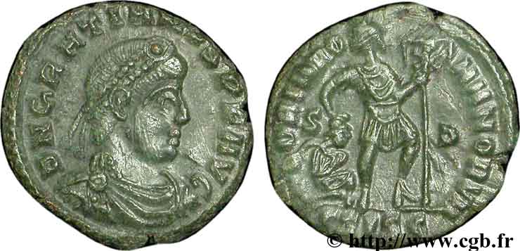 GRATIEN Nummus, (PB, Æ 3) SPL/SUP