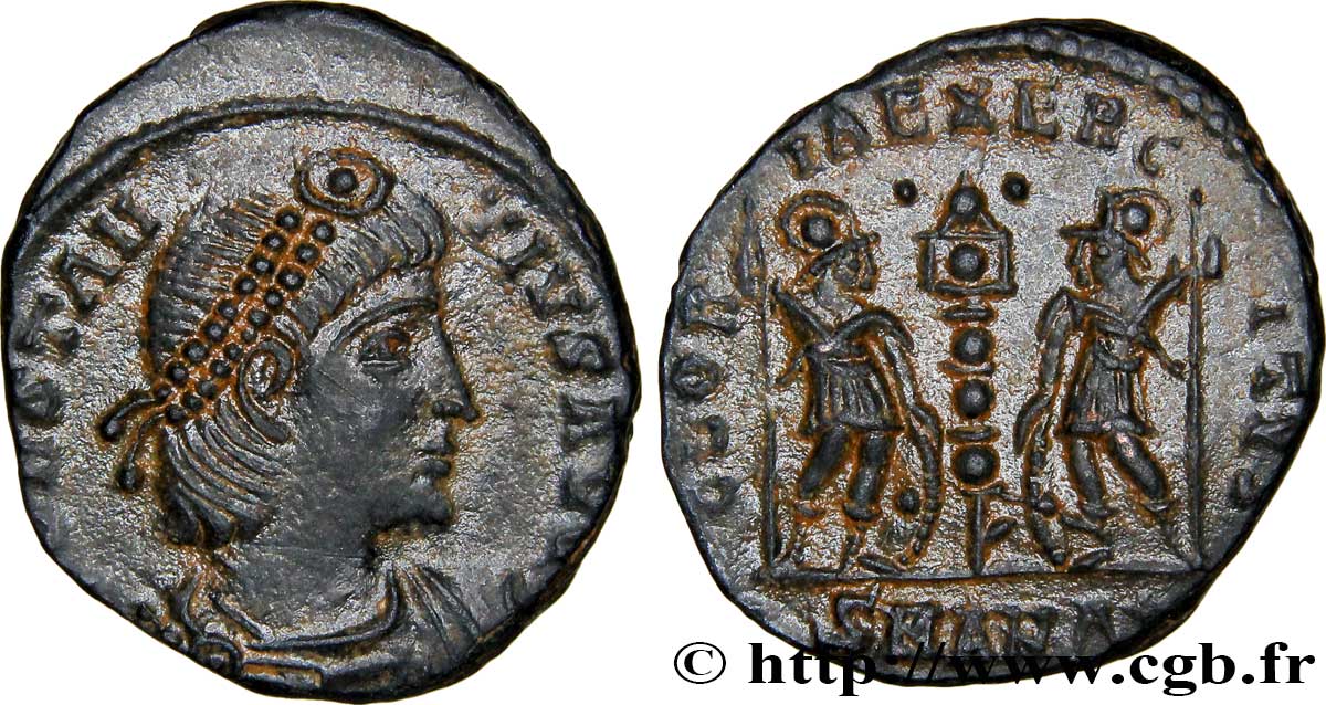 CONSTANCE II Centenionalis ou nummus SUP