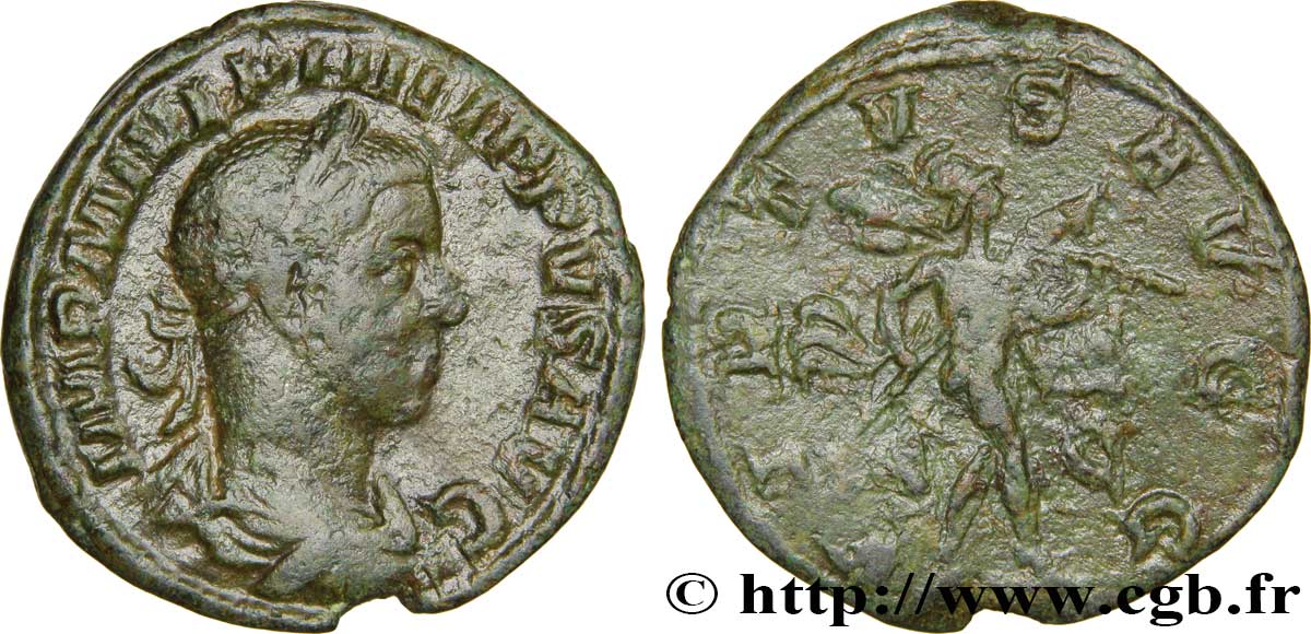 PHILIPPE II Sesterce TTB