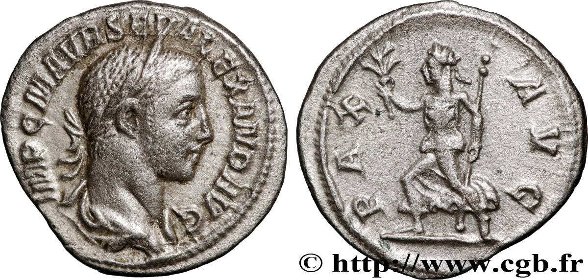 SEVERUS ALEXANDER  Denier AU