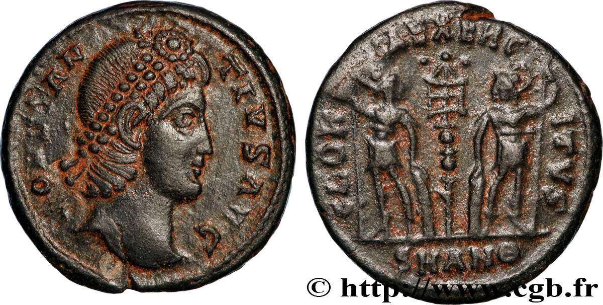 CONSTANTIUS II Centenionalis ou nummus AU