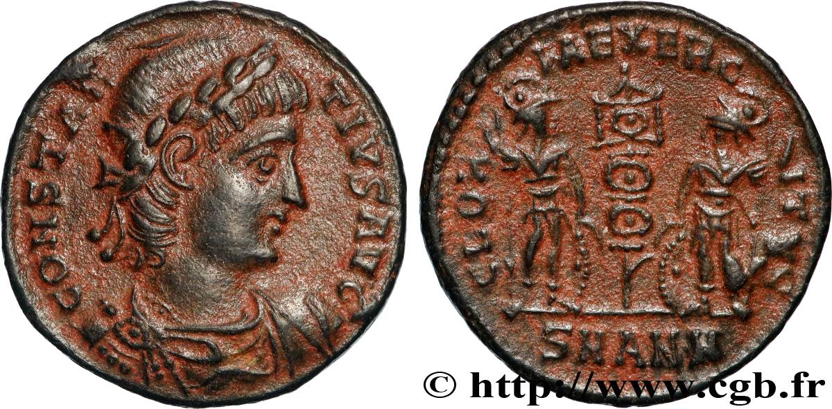 CONSTANTIUS II Centenionalis ou nummus AU