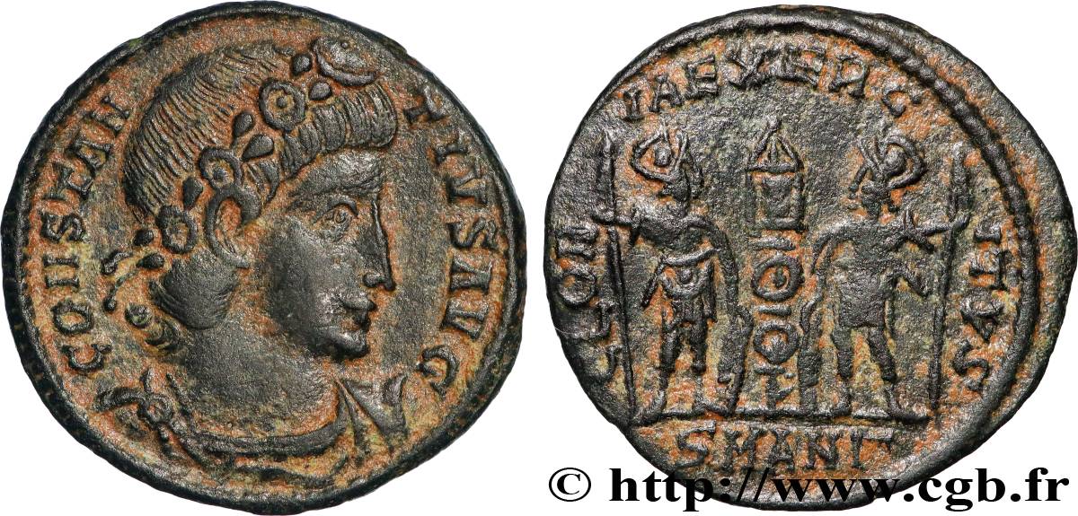 CONSTANTIUS II Centenionalis ou nummus AU