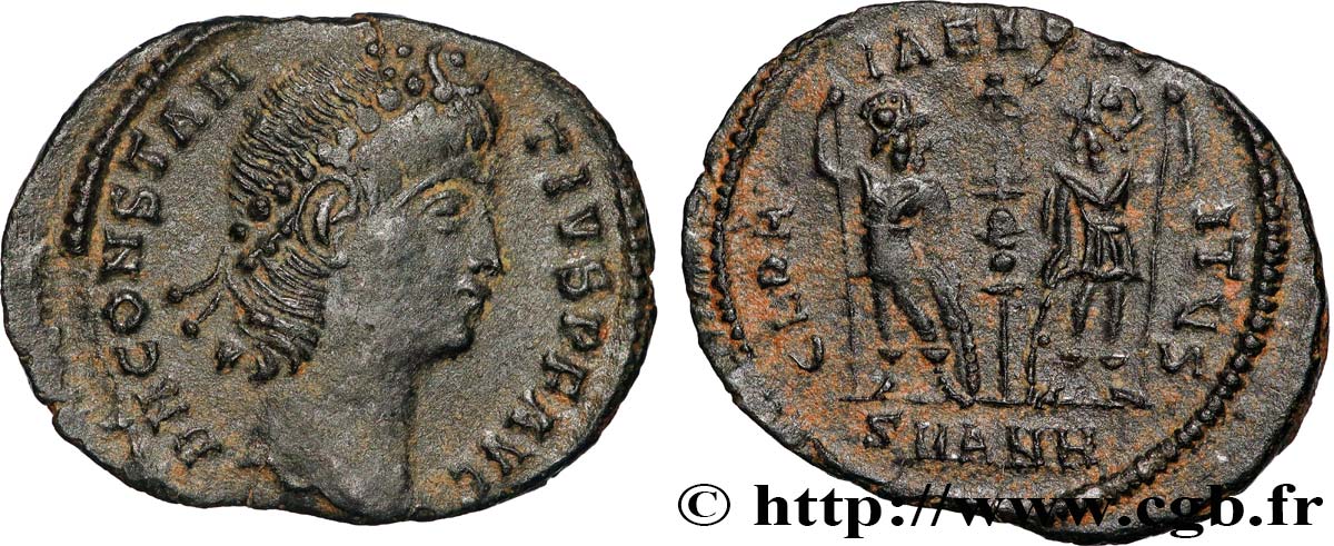 CONSTANTIUS II Centenionalis ou nummus AU