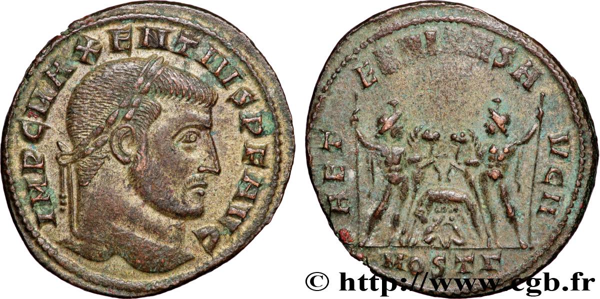 MAXENTIUS Follis ou nummus VZ/fVZ