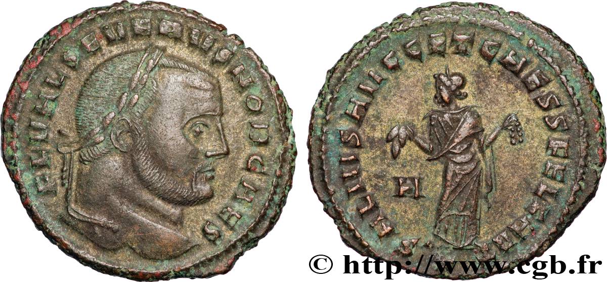 SEVERO II Follis ou nummus MBC+