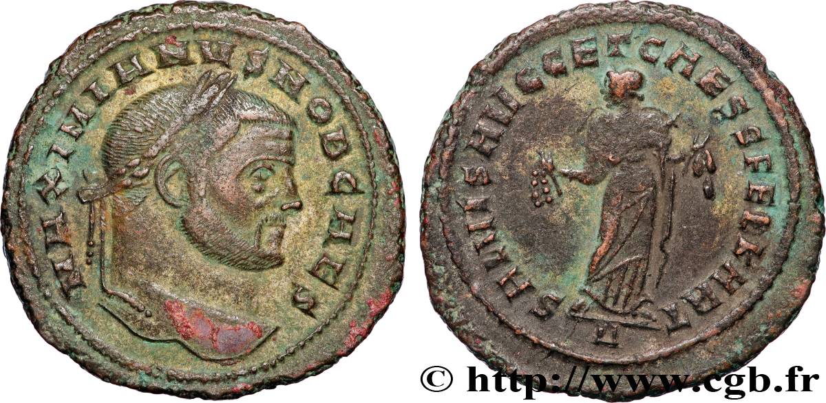 GALERIUS Follis ou nummus AU