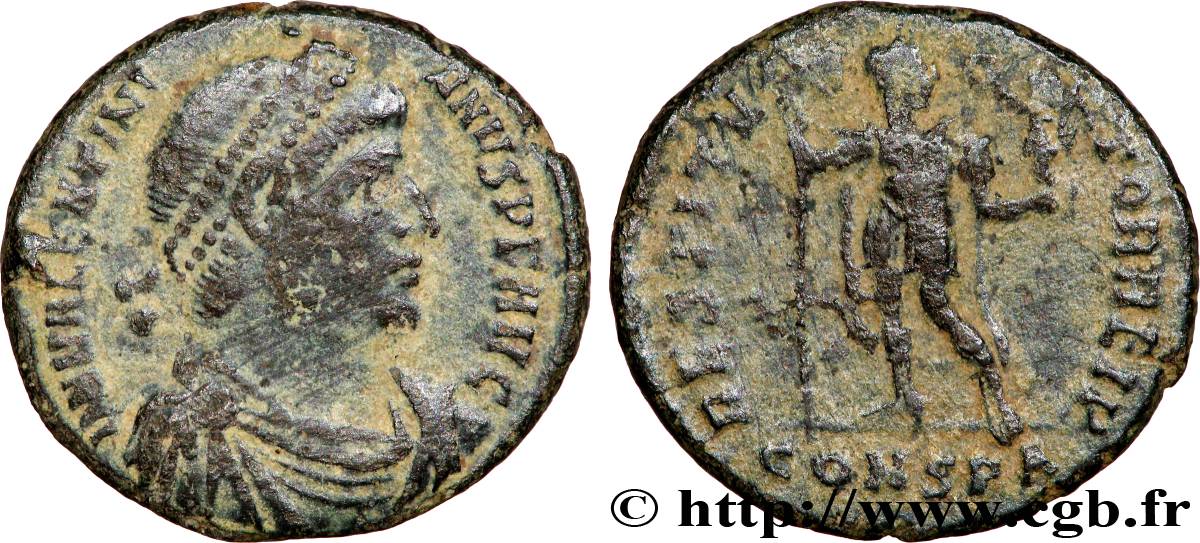 VALENTINIAN I Demi-maiorina, (PB, Æ 3) XF