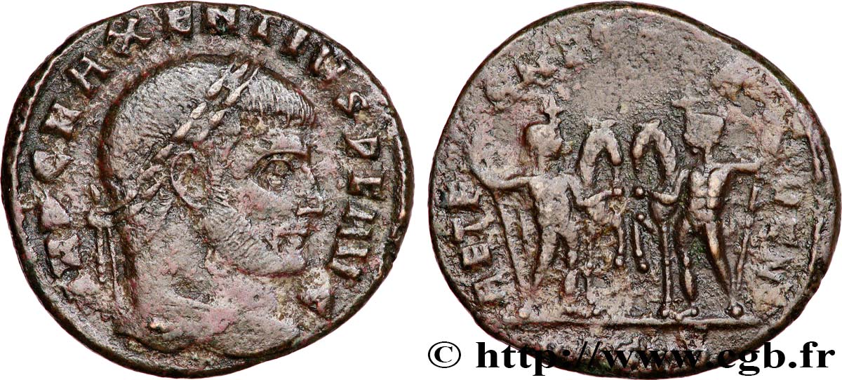 MAXENTIUS Follis ou nummus XF/VF