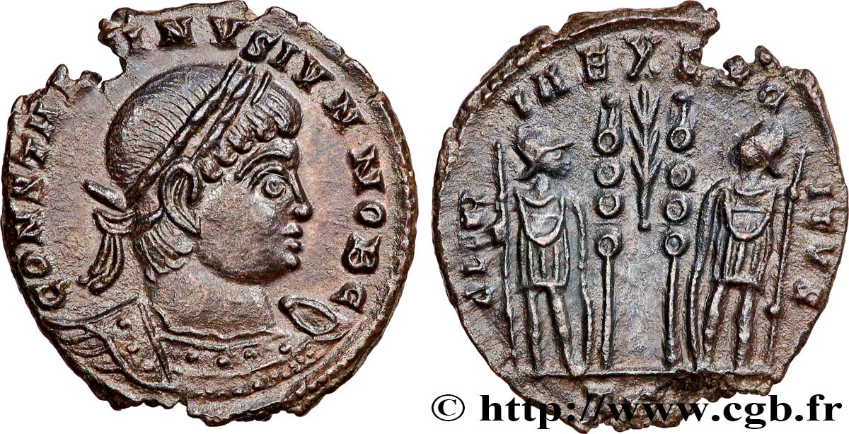 CONSTANTINE II Centenionalis ou nummus AU/AU