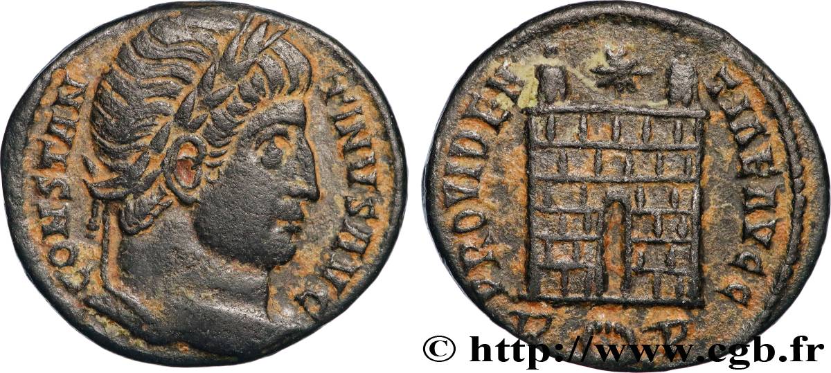 CONSTANTINE I THE GREAT Centenionalis ou nummus AU