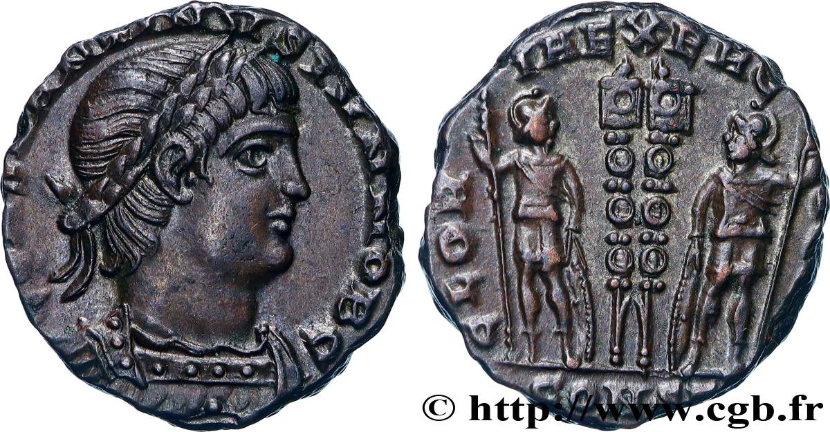 CONSTANTIN II Centenionalis ou nummus SUP/TTB+