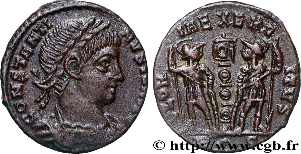 CONSTANTINE II Centenionalis ou nummus AU/AU
