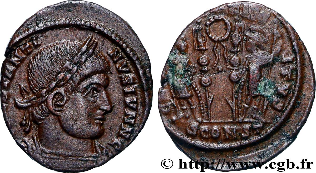 CONSTANTINE II Centenionalis ou nummus AU/AU