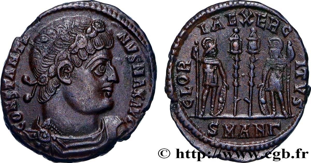 CONSTANTINE I THE GREAT Centenionalis ou nummus MS/AU