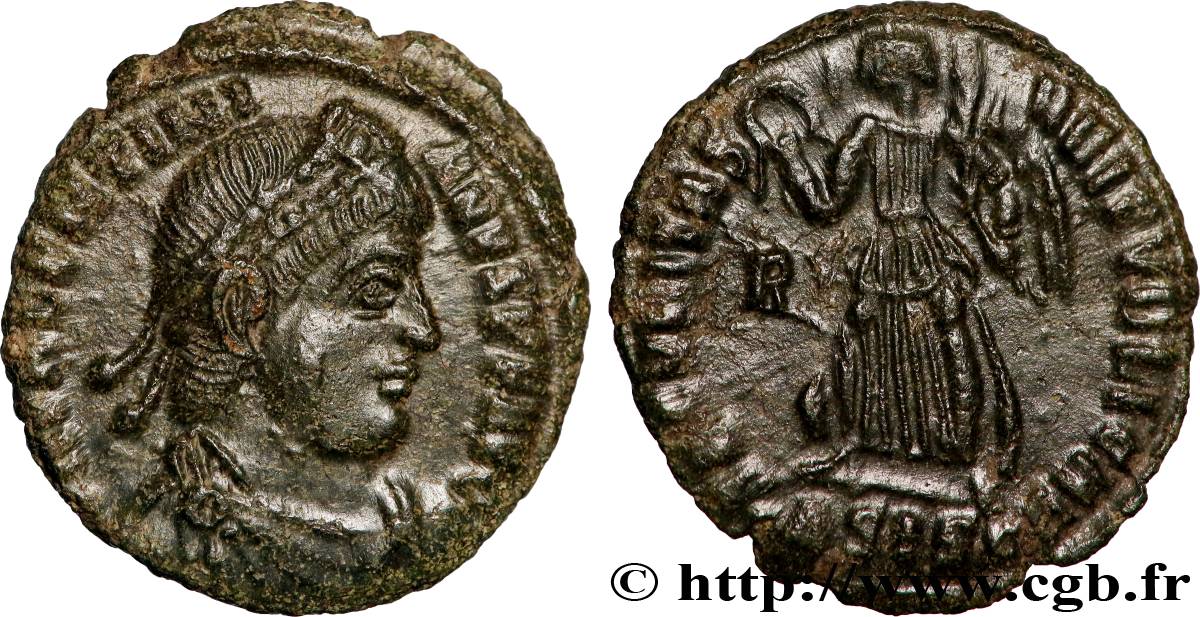 VALENTINIAN I Nummus, (PB, Æ 3) AU