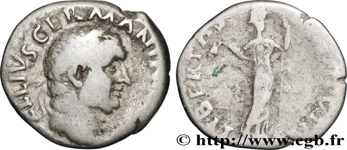 VITELLIUS Denier XF/VF