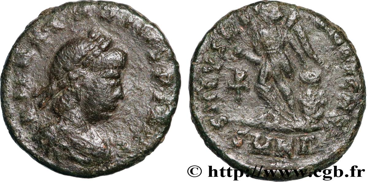 ARCADIUS Nummus, (PBQ, Æ 4) XF