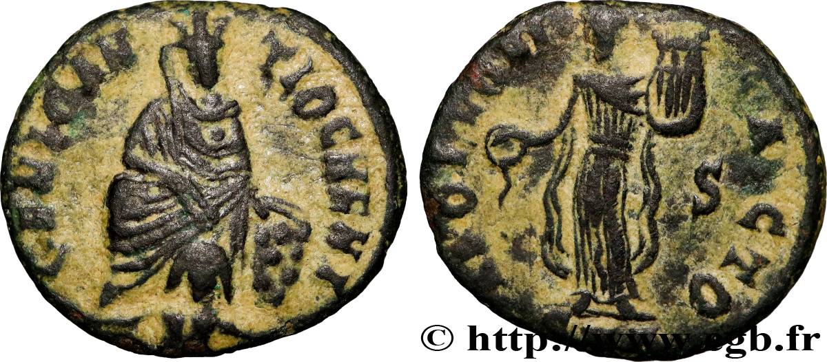 ANTIOCHIA Demi-follis ou demi-nummus XF