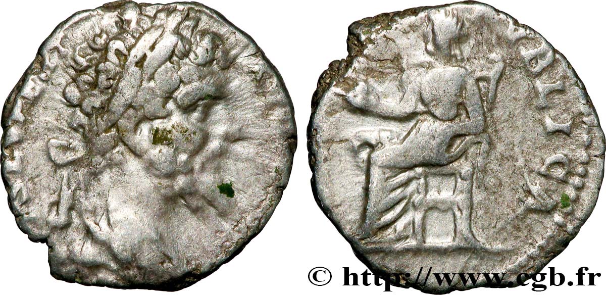 SEPTIMIUS SEVERUS Denier XF