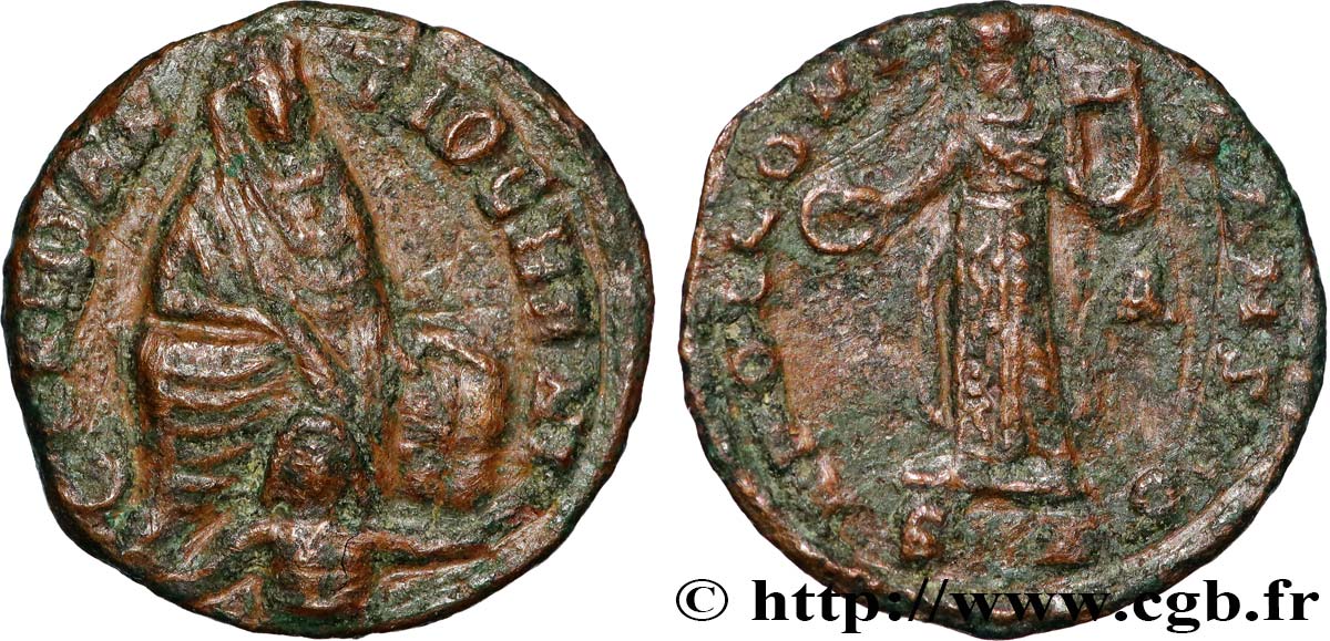 ANTIOCHIA Demi-follis ou demi-nummus BB