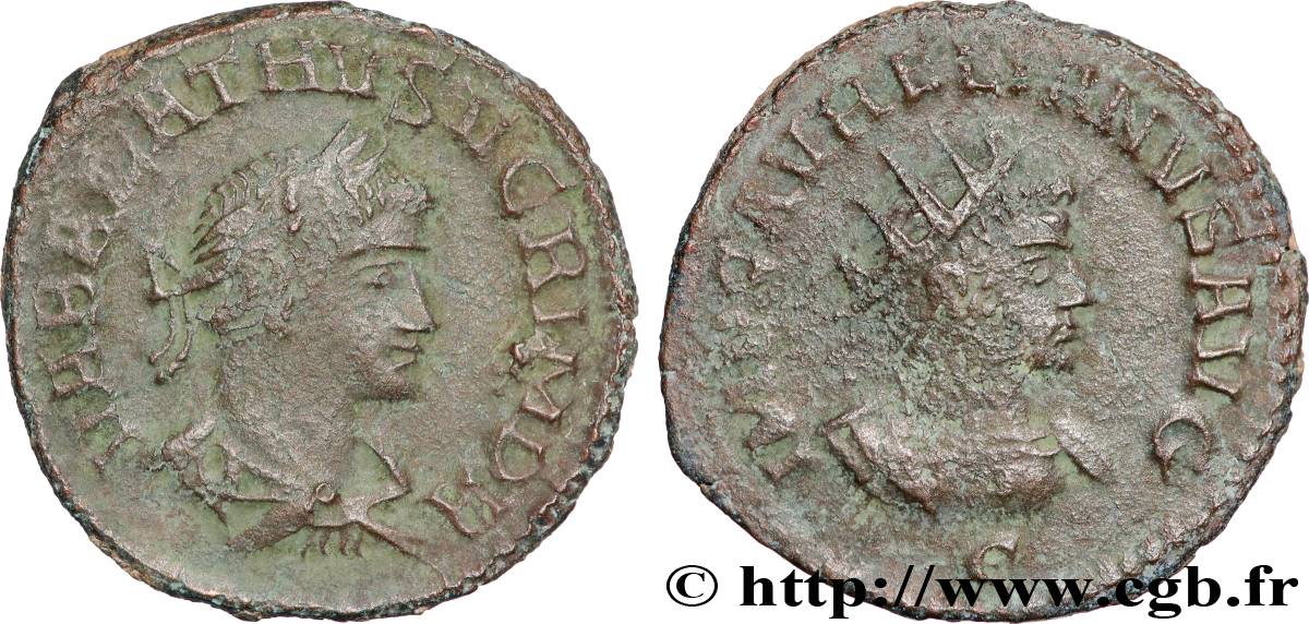 AURELIAN and VABALLATHUS Antoninien XF