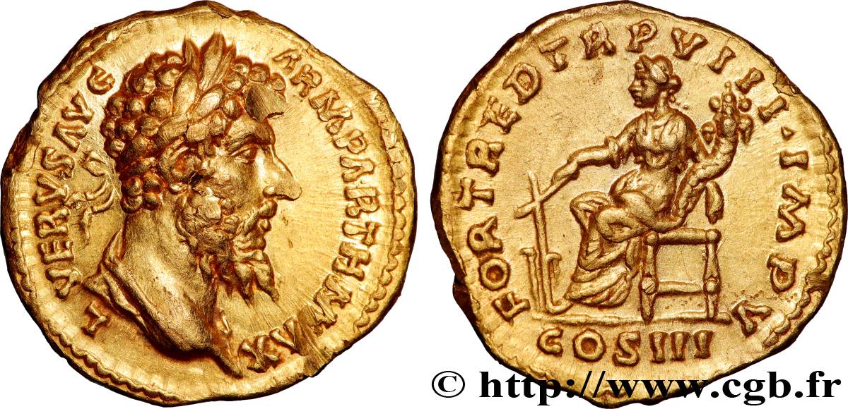 LUCIUS VERUS Aureus AU