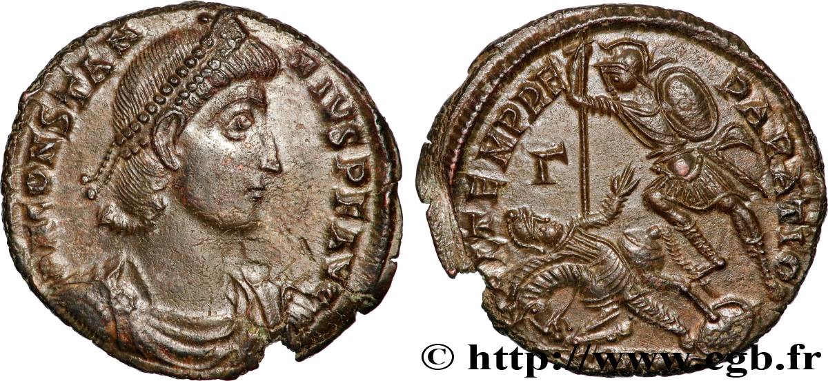 CONSTANTIUS II Maiorina AU/MS