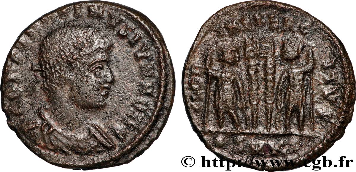 CONSTANTIN II Centenionalis ou nummus TTB+