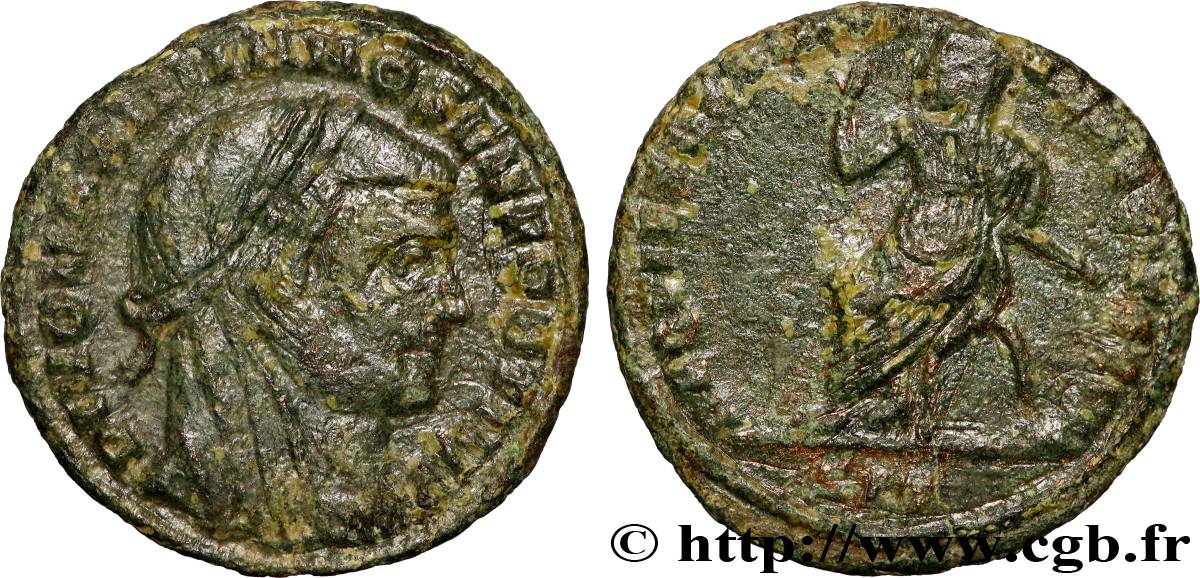 MAXIMIANUS HERCULIUS Demi-follis ou demi-nummus XF