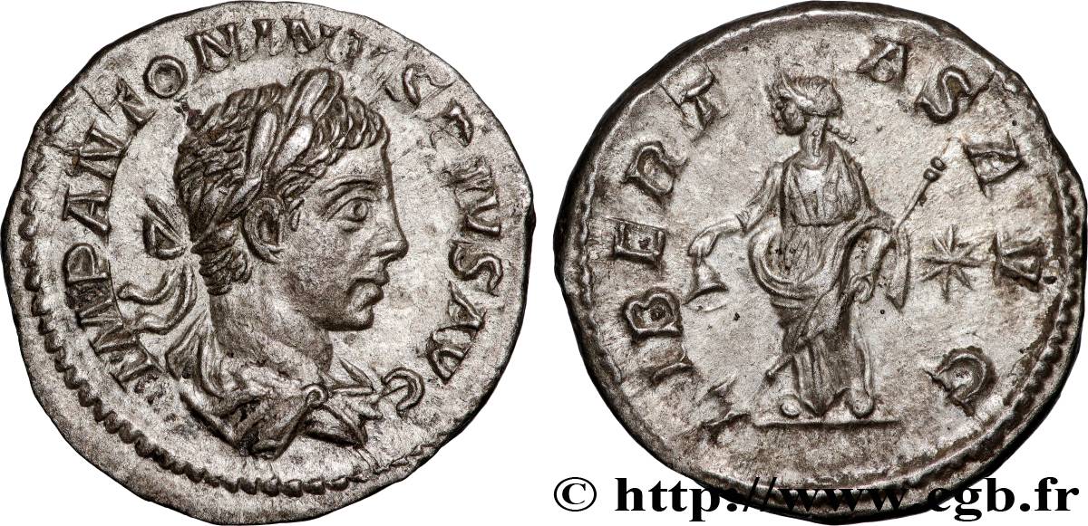 ELAGABALUS Denier VZ