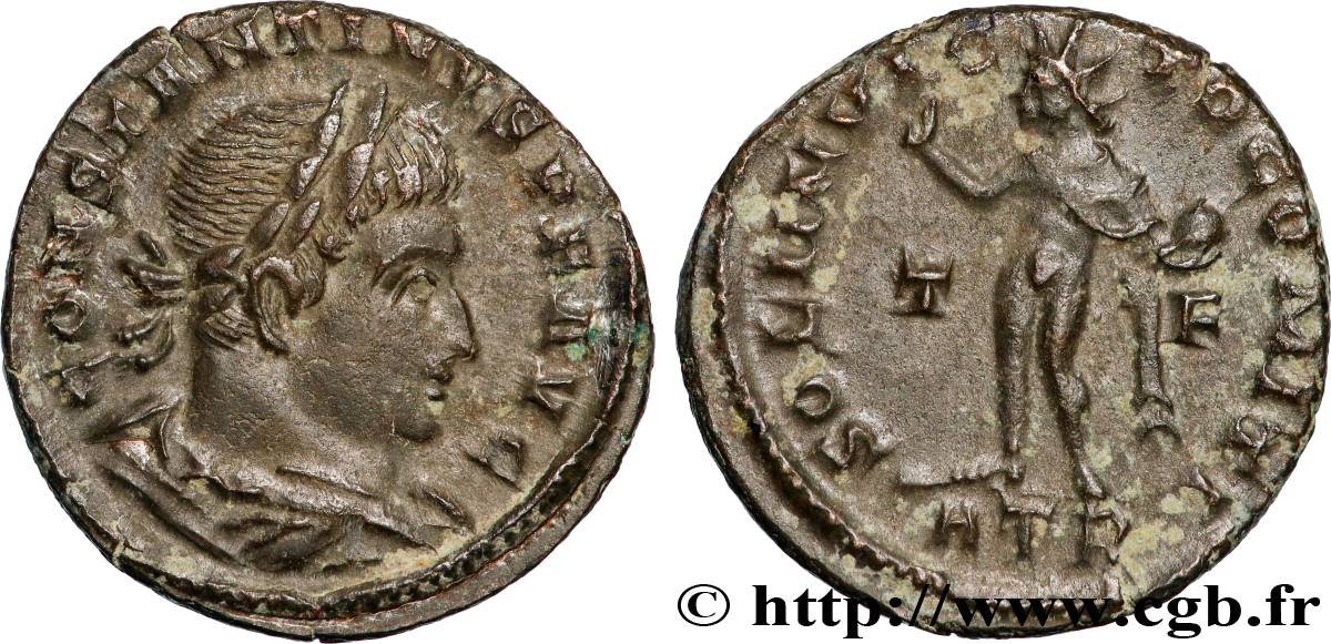 CONSTANTINO I EL MAGNO Follis ou nummus MBC+