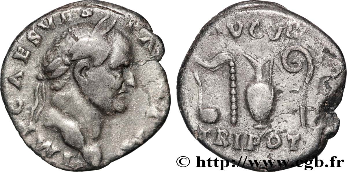 VESPASIAN Denier XF