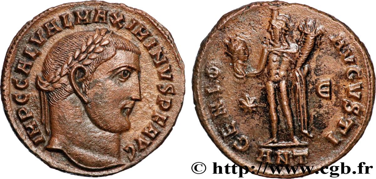 MAXIMINUS II  Follis ou nummus AU