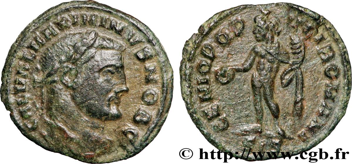 MAXIMINUS II DAIA Quart de follis ou quart de nummus XF/AU