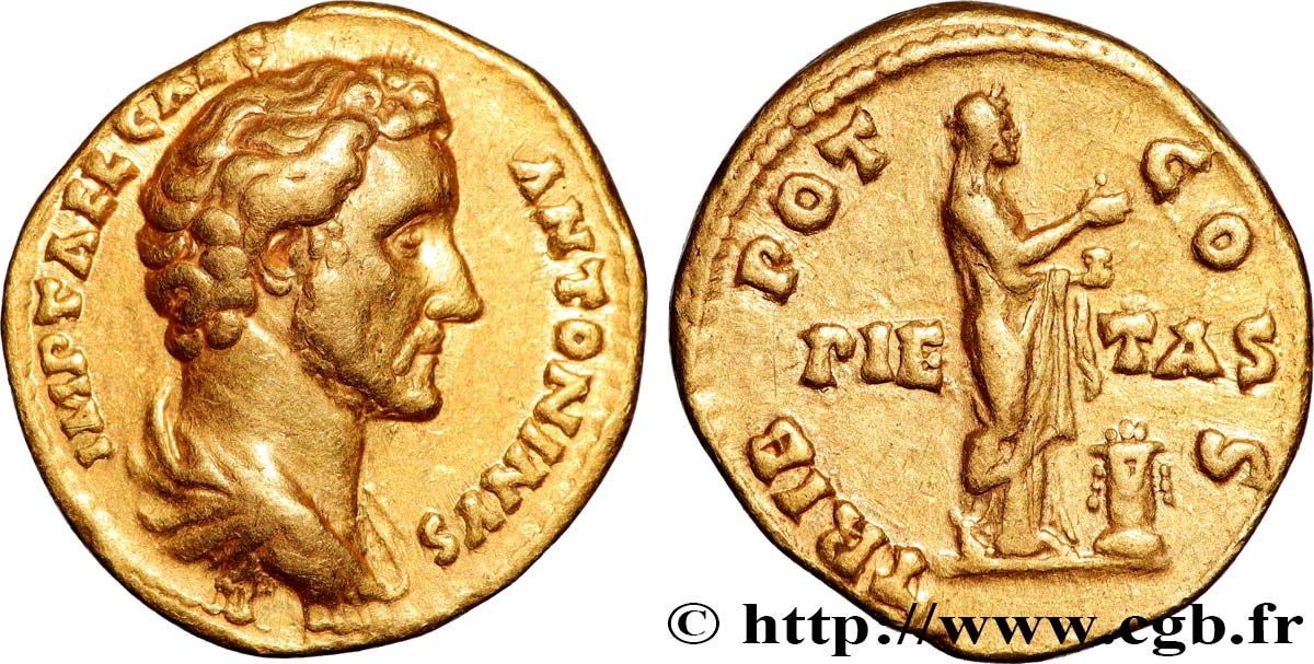 ANTONINUS PIUS Aureus AU