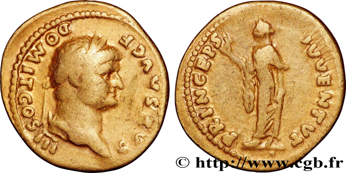 DOMITIANUS Aureus fSS