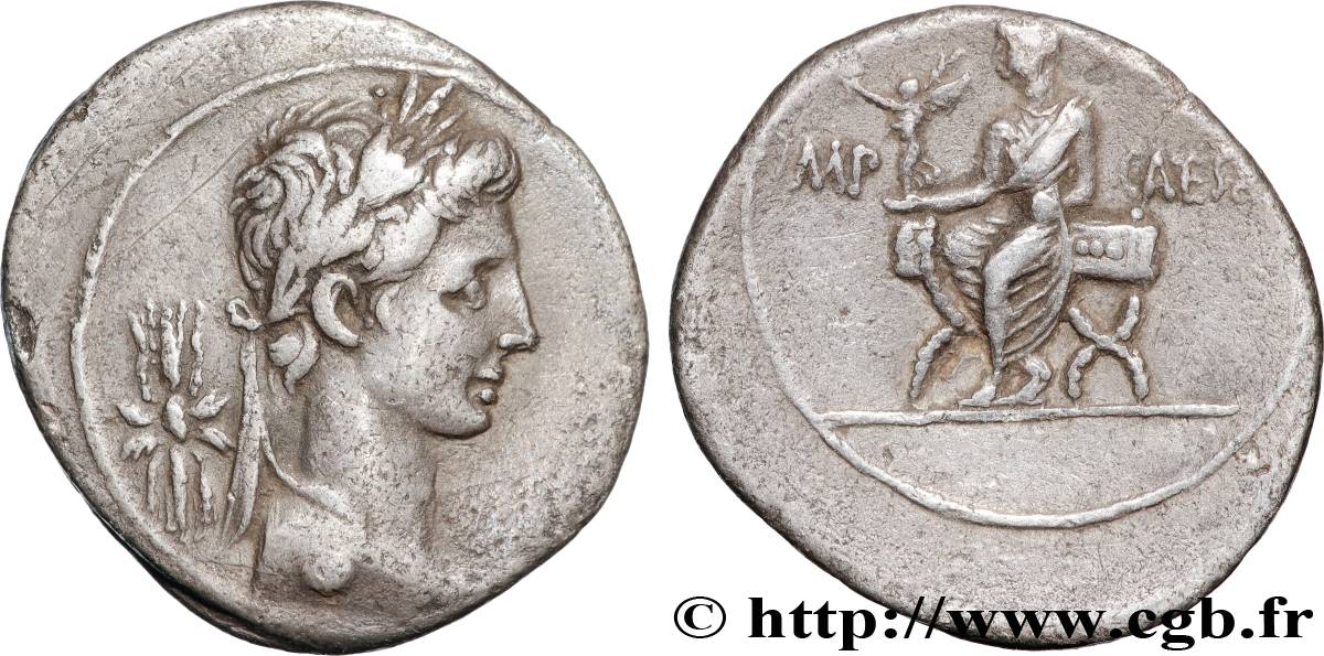 OCTAVIAN Denier AU