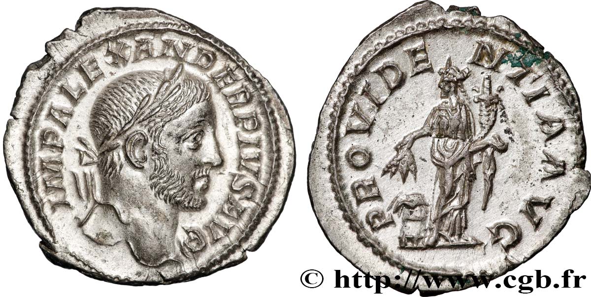 SEVERUS ALEXANDER  Denier MS